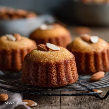 Baking with Almond Flour: Golden Brown Butter Financiers Recipe Recipe Card