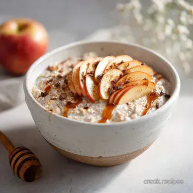 Apple Cinnamon Overnight Oats Recipe: Silky Overnight Prep Recipe Card