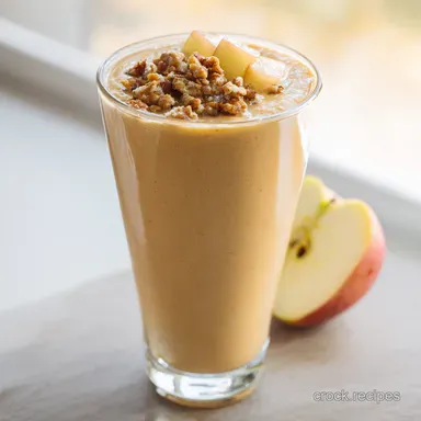Apple Pie Smoothie Recipe Autumn in a Glass Recipe Card