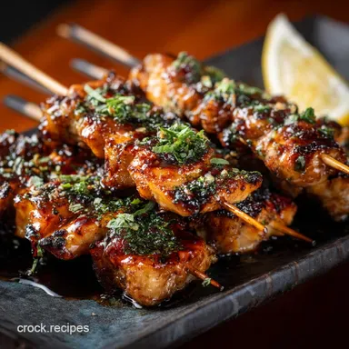 Chicken Yakitori: Authentic Izakaya Skewers with Tare Glaze