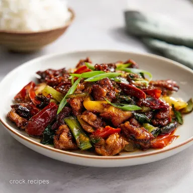 Kung Pao Chicken for 4 Servings with Silky Chicken Recipe Card