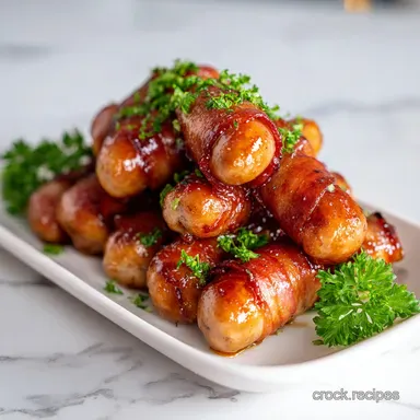 Bacon Brown Sugar Sausages: Party-Ready Recipe Card