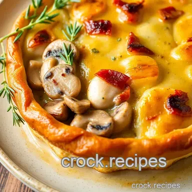 Easy & Delicious Bake Chicken Puff Pie with Creamy Mushrooms: A Family Favorite Recipe Card