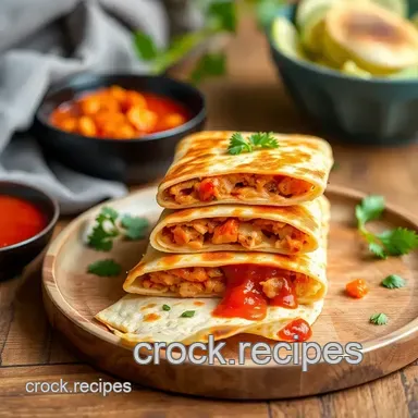 Delicious Baked Chicken Quesadilla with Chorizo Flavor: A Family Favorite Recipe Card
