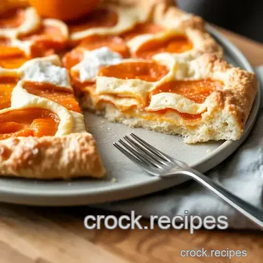 Bake Persimmon Galette with Sweet Charm Recipe Card