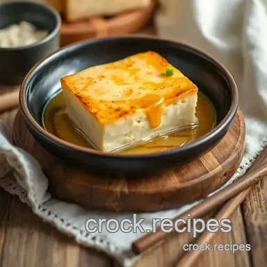 Easy & Delicious Bake Tofu Creamy Butter Delight: A Flavorful Vegetarian Main Course Recipe Card