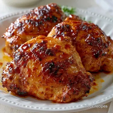 Baked Boneless Thighs in 25 Minutes Recipe Card