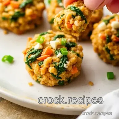 Baked Quinoa Bites with Cheesy Flavor Recipe Card