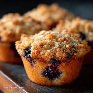 Blueberry Crumble Muffins: The Easy Bakery-Style Recipe