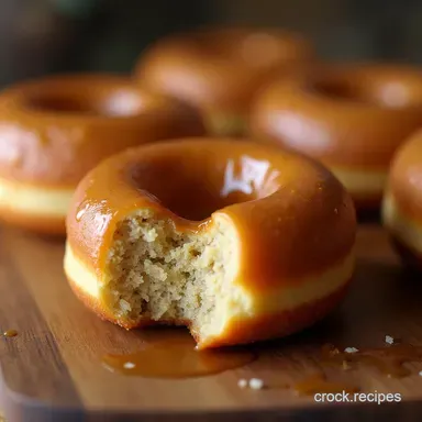 The Ultimate Banana Donuts with Silky Salted Caramel Glaze Recipe Card