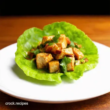 Bangkok Bliss Tofu Lettuce Wraps My Weeknight Winner Recipe Card