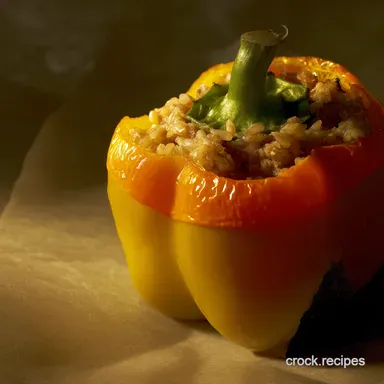 Bellissimo Bell Peppers Mediterranean stuffed pepper filling recipe Recipe Card