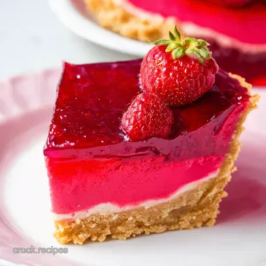 Berry Bliss NoBake Jello Pie Easy Summer Dessert
