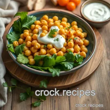 Easy & Flavorful Curried Chicken Chickpea Salad with Creamy Yogurt Dressing Recipe Card