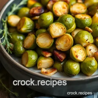 Easy & Juicy Braise Brussels Sprouts: My Go-To Herb-Glazed Side Dish Recipe Card