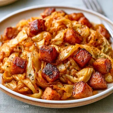 Braised Cabbage Turkey in 22 Minutes Recipe Card