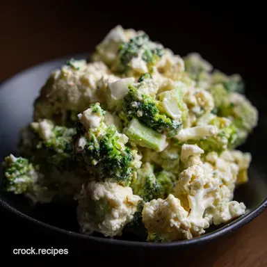 Broccoli Cauliflower Salad My Crunchy Powerhouse Recipe Card