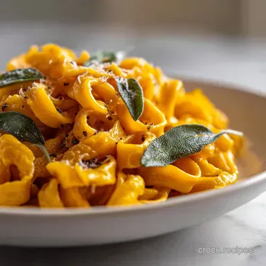 Brown Butter Sage Butternut Squash Pasta: Creamy & Crispy Recipe Card