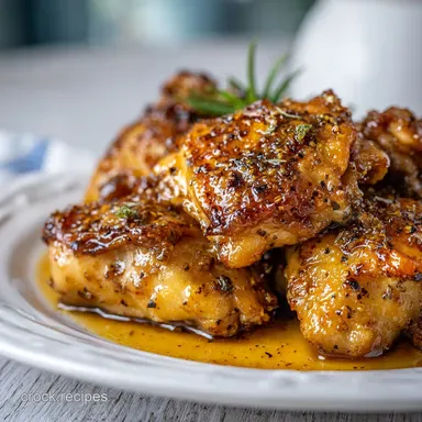 Slow Cooker Brown Sugar Garlic Chicken for 6 Recipe Card