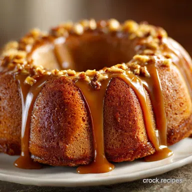 Brown Sugar Pound Cake with Butterscotch Glaze Deeply Moist Recipe Recipe Card