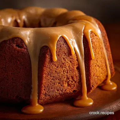 Brown Sugar Pound Cake with Butterscotch Glaze Deeply Moist Recipe