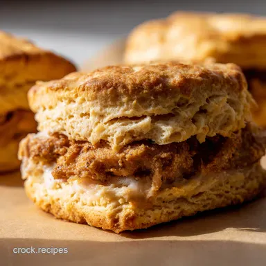 Chicken Biscuits Recipe Southern Comfort in Every Bite Recipe Card