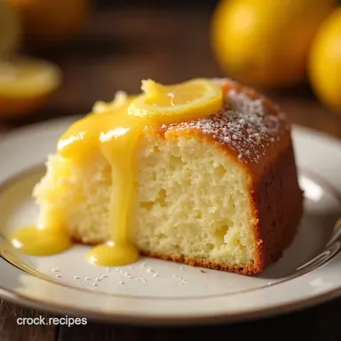 Easy Buttermilk Lemon Drizzle Cake Great Baking Recipes for Cakes Recipe Card