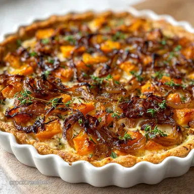 Butternut Squash Tart with Gruy&egrave;re | For 8 Servings Recipe Card