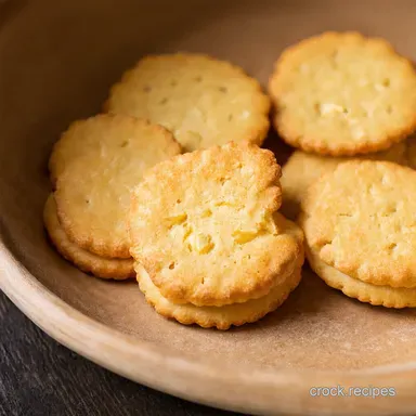 Sourdough Butter Crackers My Crispy Buttery Sourdough Starter Recipe Recipe Card