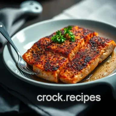 Easy & Delicious Cajun-Style Blackened Salmon Recipe to Impress Recipe Card
