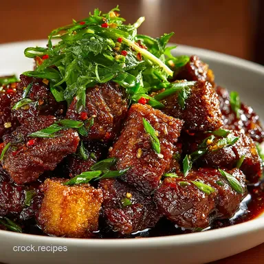 Easy No Peek Beef Tips 7 Secrets to Outrageous Flavor Recipe Card