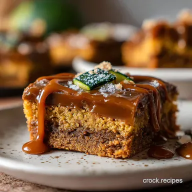 Caramel Zucchini Bars Ready in 45 Minutes Recipe Card