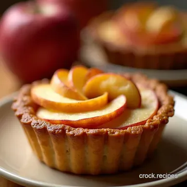 Mini Apple Tarts A Charming Autumn Bake Off Treat Recipe Card