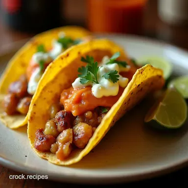 The Ultimate Charred Corn Tacos with Smoky Chipotle Crema Recipe Card