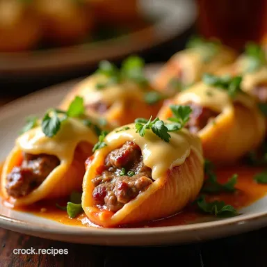 The Liberty Bell Banger Philly Cheesesteak Stuffed Shells Recipe Recipe Card