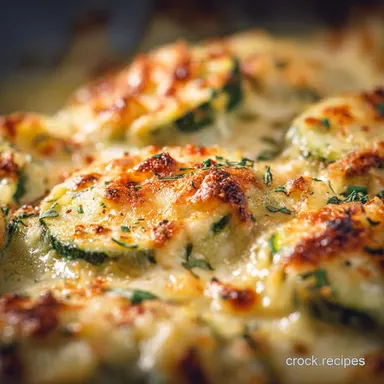 Foolproof Baked Zucchini and Cheese Gratin No Soggy Bake Recipe Card