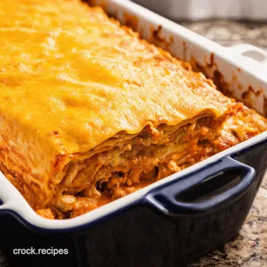 Spicy Cheesy Buffalo Chicken Lasagna Recipe Recipe Card