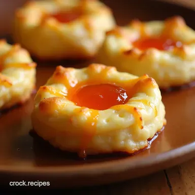 Cheesy Thumbprint Appetizers with Hot A Savory Twist Recipe Card