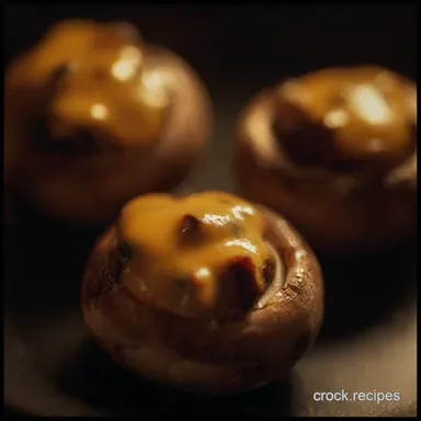 How to Prepare Mushroom Caps Cheesy Chorizo Delight Recipe Card