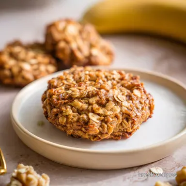 Banana Oatmeal Cookies with Chocolate Chips in 27 Minutes Recipe Card