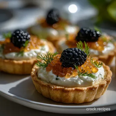 Caviar Tarts a Perfectly Chic: Ultra-Crisp Shells