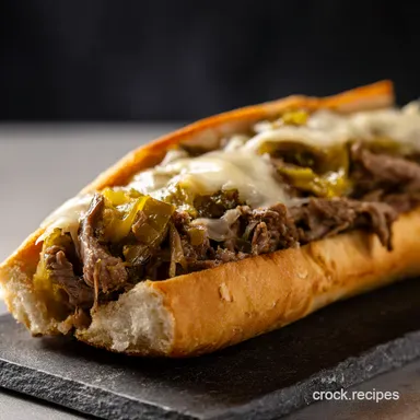 Chicago Italian Beef Crock Pot Recipes Da Bears Delight Recipe Card