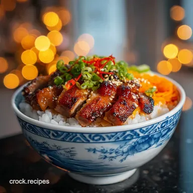 Delicious Chicken Rice Bowl Recipe in 25 Minutes