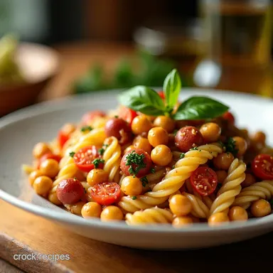 Chickpea Chorizo Pasta Salad Max Protein Flavour Recipe Card