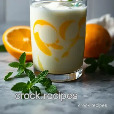 Refreshing Cold Yogurt Drink Crossword: My Easy Citrus Recipe Recipe Card