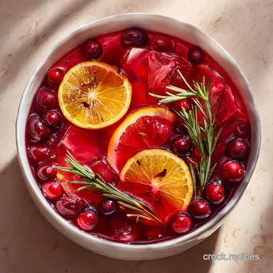 Christmas Punch That Everyone Will Love with Cranberry and Orange: Party-Ready in 10 Minutes Recipe Card