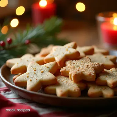 Christmas CutOut Cookies Jolly Homemade Christmas Sweets Recipe Card