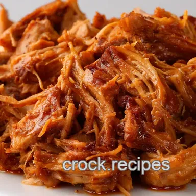 Cider-Glazed Pulled Pork: Easy Crockpot Meals Delight! Recipe Card