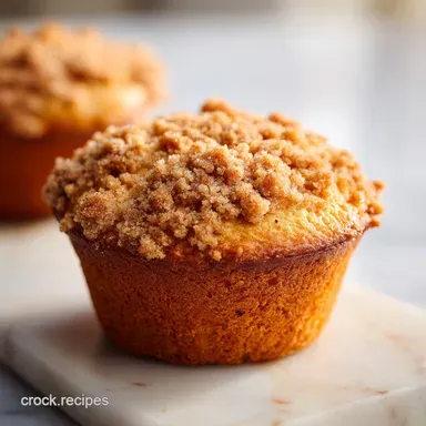 Cinnamon Applesauce Muffins with Streusel Topping in 40 Minutes Recipe Card