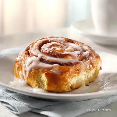 Cinnamon Roll Casserole for 6 Servings Recipe Card